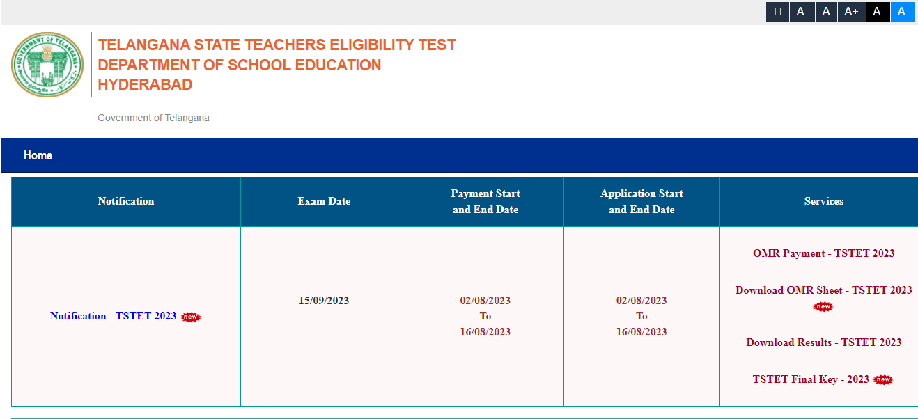 TS TET 2024 Registration Eligibility, Apply Online & Notification Jawahar Navodaya Vidyalaya